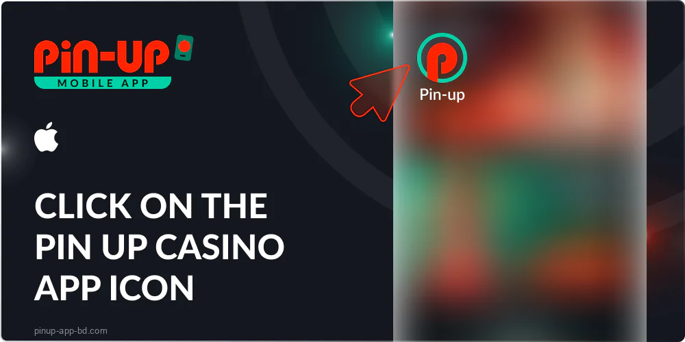 Launch the Pin Up Casino app