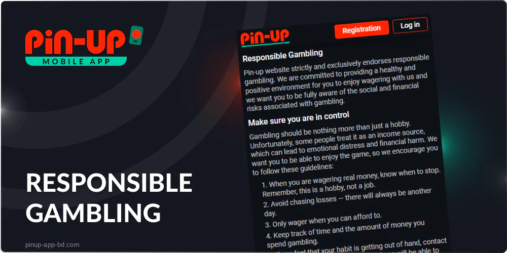 Responsible Gambling at Pin Up Bangladesh