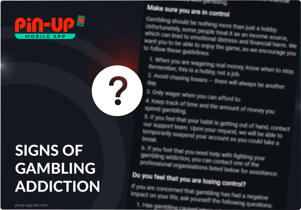 Pin Up Bangladesh Gambling Addiction Test