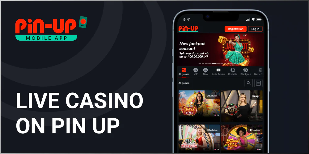 Live Casino on Pin Up Bangladesh Casino