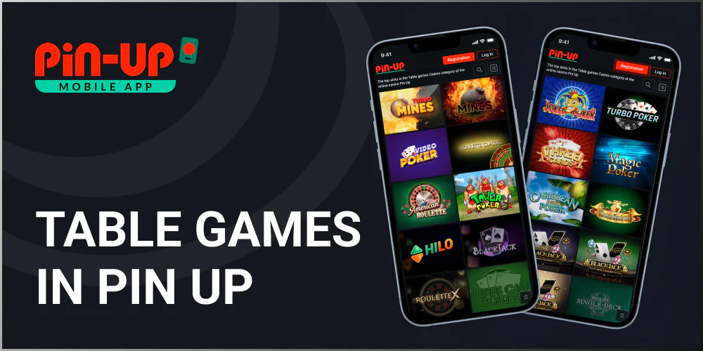 Table Games in Pin Up Casino BD