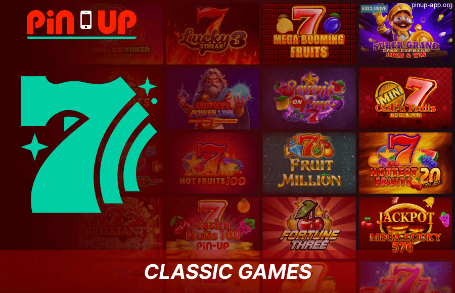 Play Classic Games in Pin Up App