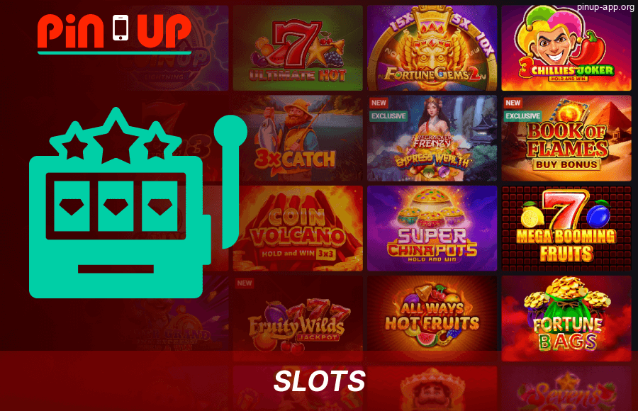 Play slots in Pin Up App