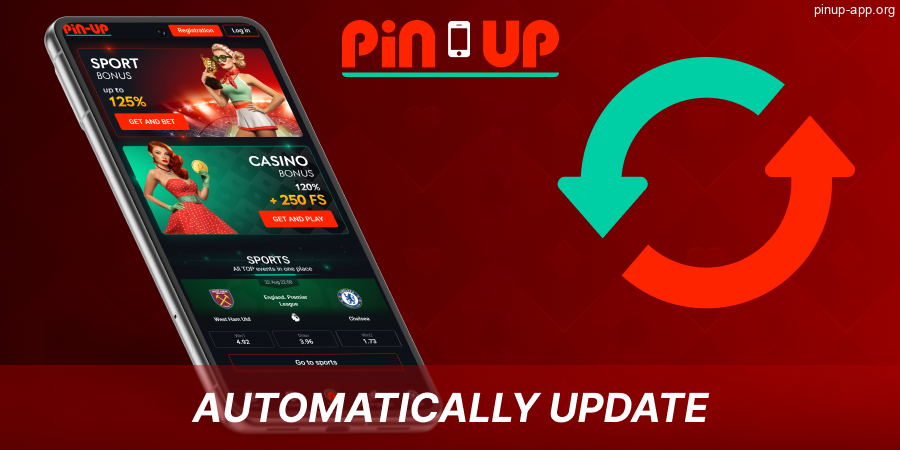 New version of Pin Up app
