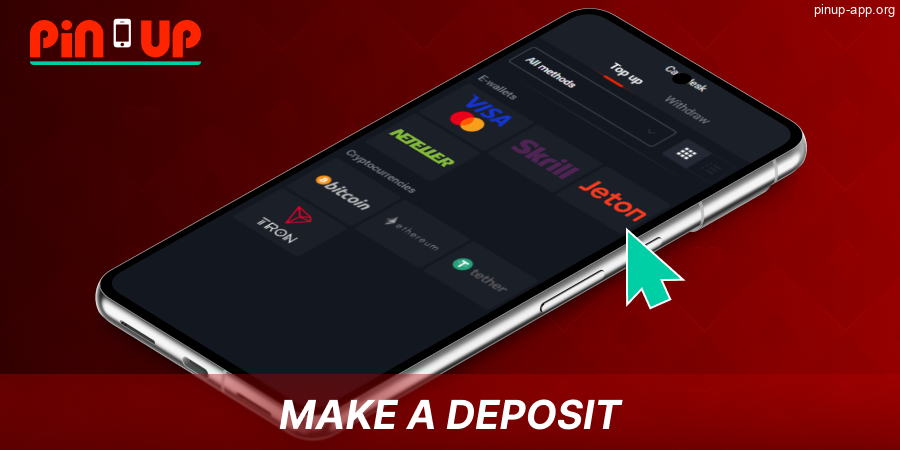 Top up your balance in Pin Up App