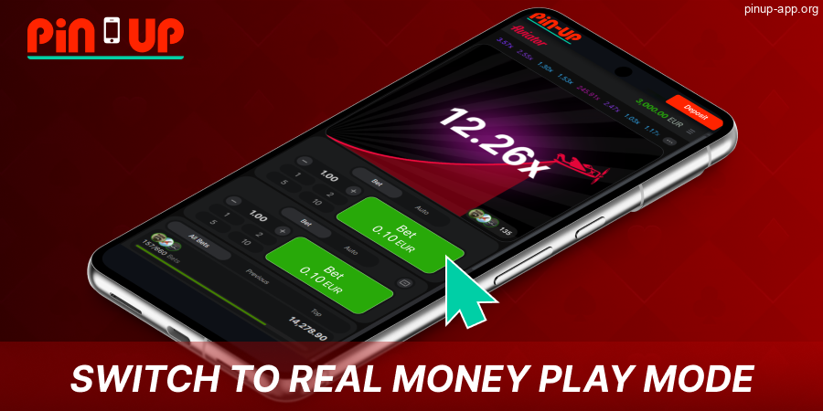 Play Aviator for real money in Pin Up App