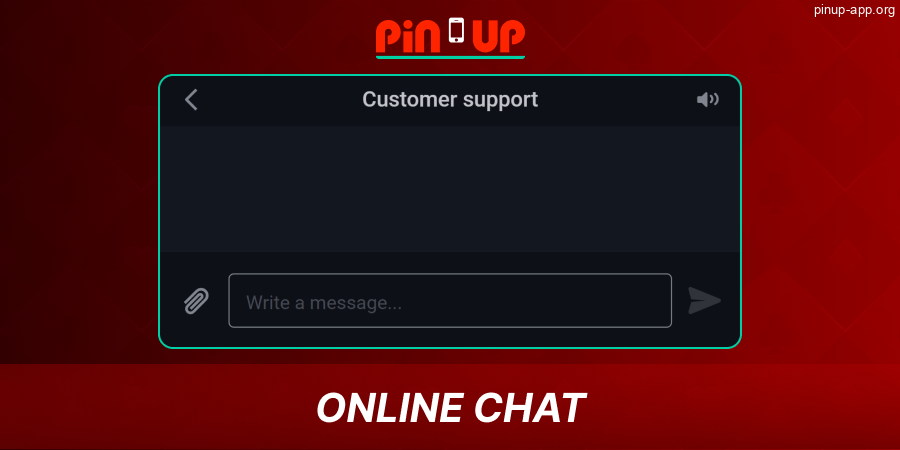 Pin Up App Chat Support